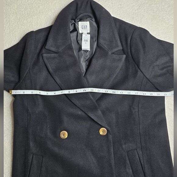627 NWT Gap Factory Relaxed Long Topcoat Size Medium - Picture 5 of 6